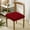 Red, variant on Yunuuuoa Elastic Spandex Chair Slipcover Washable Stretch Fabric Seat Protector Non-Slip Cushion Cover for Dining Office Bar Stool Furniture