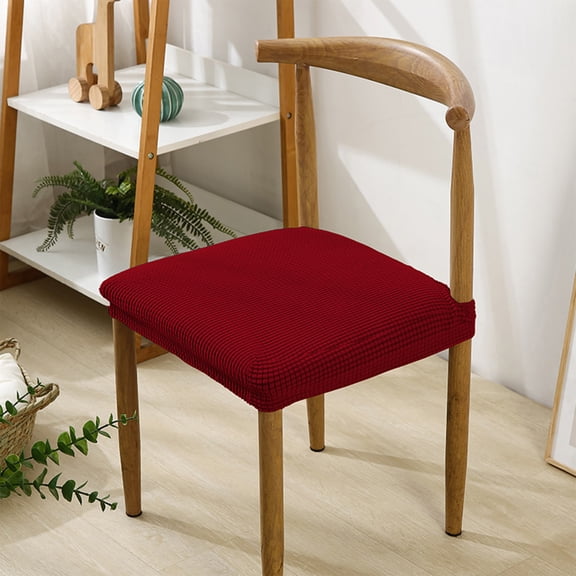 Avdolw Soft Stretch Spandex Slipcovers - Corn Grain Texture Chair Covers for Office, Dining Room, Bar & Wedding - Washable, Removable Seat Cushions