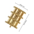 thumbnail image 2 of OFFIGAM 1Jgo Kit De Para Color Dorado Incluye Pasadores Y Conectores De Metal Duradero, 2 of 7