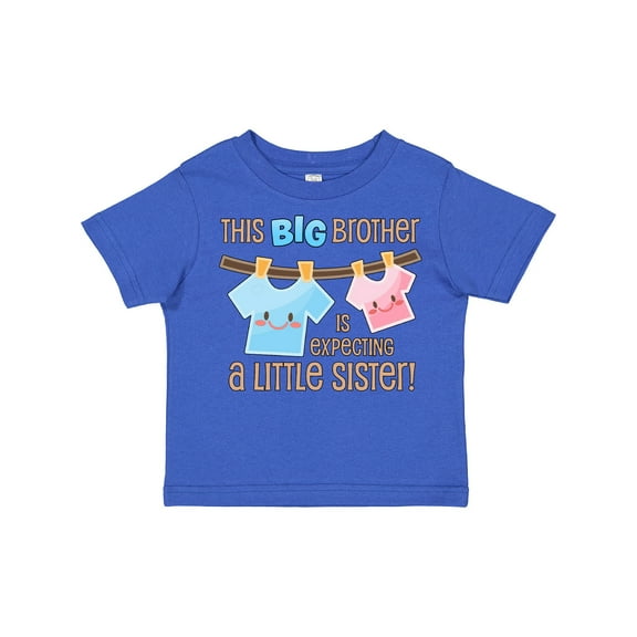 Inktastic This Big Brother is Expecting a Little Sister Boys Toddler T-Shirt