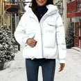 thumbnail image 6 of Aoiroe Fall Coats Fall Jackets For Women 2025 Warm Winter Coats For Women Womens Puffer Jacket With Hood Winter Clothing For Women Winter Coats For Women Womens Jacket White M, 6 of 7