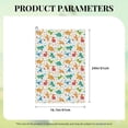thumbnail image 4 of Kdxio Dinosaur Pattern Golf Towel (24" X 16") with Carabiner Clip - The Convenient Golf Cleaning Towel, 4 of 8