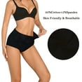 thumbnail image 5 of Random color 4PCS women's cotton underwear, high-waisted full-coverage underwear, postpartum soft and breathable underwear, elastic underwear, 5 of 7