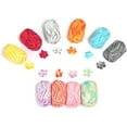 Naler 10 Pack 100 Acrylic Yarns Bulk,MultiColoured Crafting Knitting