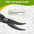thumbnail image 4 of Herramientas para deshuesar pescado RRAYS Alicates/pinzas para espinas de pescado, acero inoxidable, 4 of 8