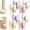 8 Pack, variant on 4 Pack Rotating Butterfly Adhesive Wall Hooks, No Drill 270° Swivel 3-Prong Hangers with Adjustable Wings, Heavy Duty Stick-on Hooks for Inner & Outer Corners, Bathroom, Entryway, Kitchen (4 Pack)