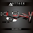 thumbnail image 2 of Attack Graphics Custom Velocity Complete Bike Graphics Kit for Honda CR125R 2006, 2 of 2