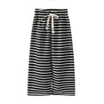 thumbnail image 5 of Swuxness Girls Wide Leg Full Length Pants Stripe Thin Draped Summer Casual Comfortable Wear, 5 of 5