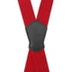 thumbnail image 2 of Tirantes rojos para hombre, anchos, ajustables, elásticos extrafuertes, 4 clips en forma de X Rojo Verde, 2 of 5