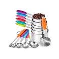 thumbnail image 1 of Measuring Cups and Spoons Set: U-Taste 18/8 Stainless Steel 12 Pieces Metal Stacking Kitchen Baking Cooking Food Measure Set 7 Cups 5 Spoons, 1 of 4