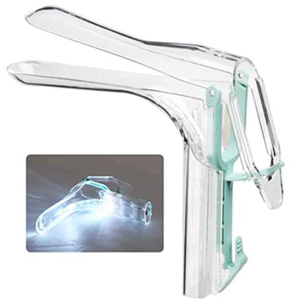 Transparent Plastic Speculum with LED Light for SelfExamination