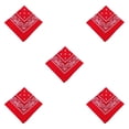 thumbnail image 2 of Naiovety Unisex Poliéster Turbante Bandana Chic Bufanda Cuadrada Paisley Estampado Diadema Senderismo Moderno Pañuelo Regalos Rojo Type2 NO2 Naiovety CBP263469, 2 of 4