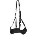 thumbnail image 2 of Reposapiés portátil ajustable de diseño ergonómico y transpirable en color negro para mayor comodidad en viajes y en la oficina, 2 of 8