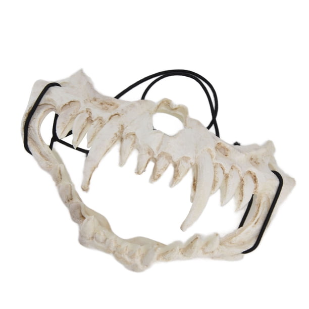 Máscara de calavera animal, máscara de calavera, tigre de látex, decoración de Halloween, máscara de Halloween muy versátil