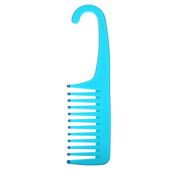 Conair, Detangle & Smooth Shower Comb, For Wet or Dry Hair, 1 Comb Pack of 2
