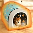 thumbnail image 4 of Cama semicerrada para gatos jinwen Cueva de la cama del gato, 4 of 6