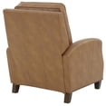 thumbnail image 5 of Comfort Pointe James Saddle Brown Faux Leather Push Back Recliner, 5 of 5