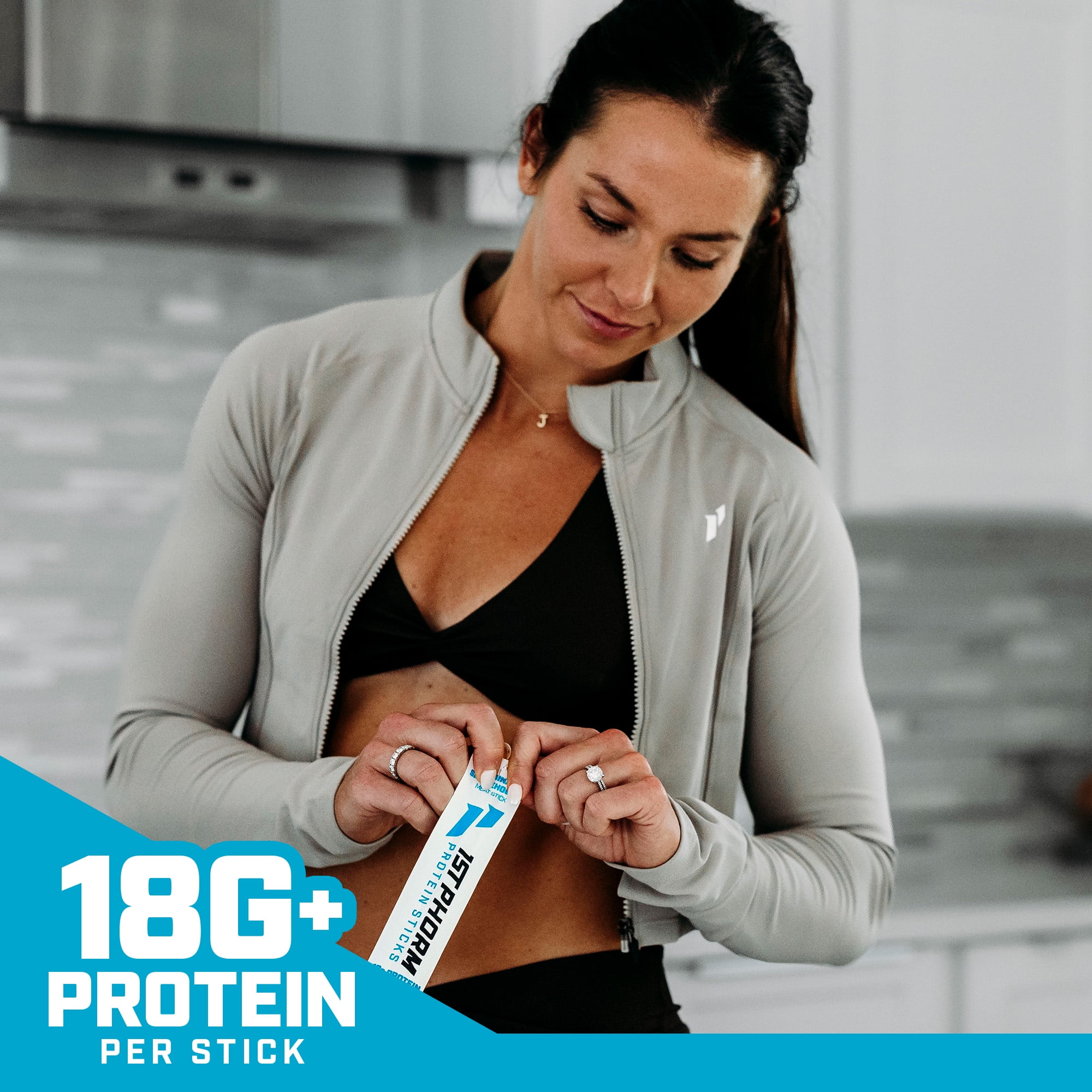 1st Phorm Protein Meat Sticks, Original Smokehouse Flavor, 18g Protein Per 2 oz. Stick (15 Count)