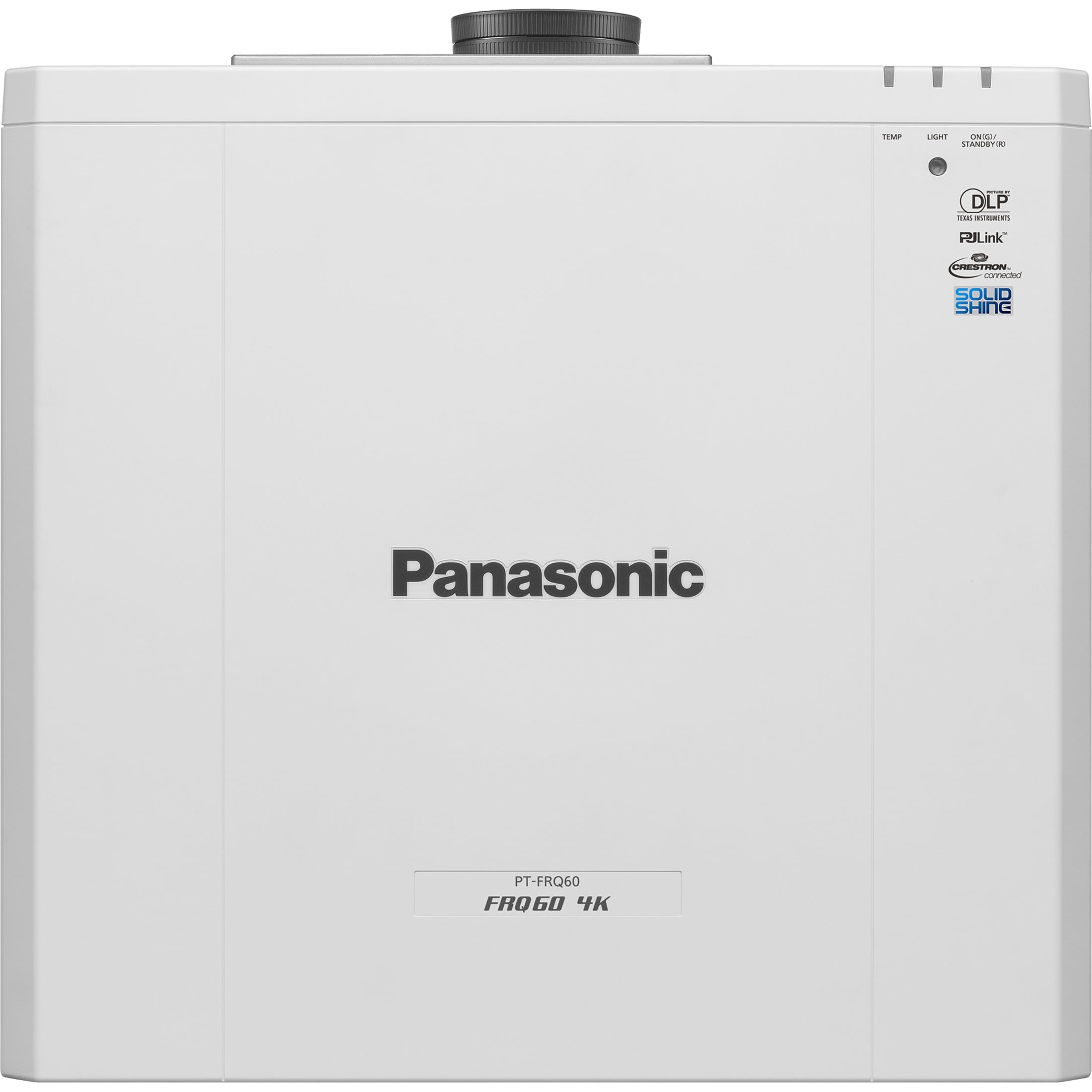 Panasonic PT-FRQ60 DLP Projector, 16:9, Ceiling Mountable, Floor Mountable, White