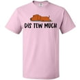 thumbnail image 3 of Inktastic Napping Dis Tew Much Daschund Weiner Dog Brown T-Shirt, 3 of 5