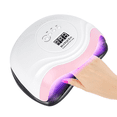 thumbnail image 1 of Lámpara UV LED para uñas de gel, secador de uñas profesional automático portátil de 168 W, 10/30/60/99 s, pantalla LCD, sensor, base extraíble, máquina automática para uñas de gel., 1 of 5