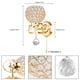 thumbnail image 2 of Lámpara De Pared De Estilo Moderno, Colgante De Cristal, Soporte De Luz De Pared Con Interruptor De Extracción De Energía, Enchufe E14 (Bombilla No Incluida) Monstrate HA025486-02, 2 of 6