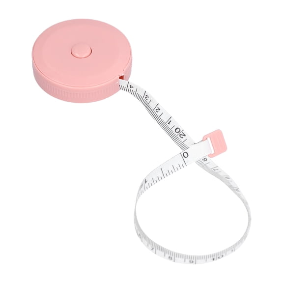 Rupoun 1.5m Soft ABS Mini Measuring Tape, Dual‑Scale (cm/in), Retractable, Waterproof, Lightweight – Ideal for Tailoring, Sewing Use