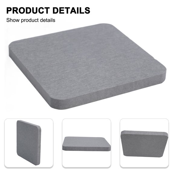 Diatomaceous Coaster for Kitchen Bathroom Counter, Absorbent Drying Mat 10x10cm