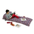thumbnail image 3 of Paisley Floor Pillow Lounger Cover, Sixties and Seventies Hippie Themed Motives Geometrical and Floral Design Image Print, Nap Mat Printed Fabric Case for 5 Pillows, 88" x 27", Purple, by Ambesonne, 3 of 5