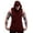 Wine Red, variant on COOFANDY Men's Workout Hooded Tank Tops Bodybuilding Muscle Cut Off T Shirt Sleeveless Gym Hoodies