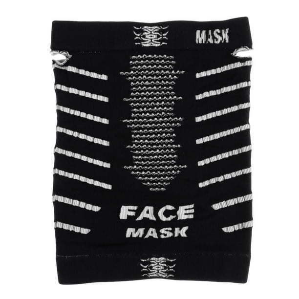 Bufanda de Protección perfecl para ejercicio y actividades al aire libre Tapa Facial negro
