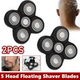 thumbnail image 1 of 2X 5 Head Blades Electric Shaver Replacement For Razor Shaving Bald Tool Durable New, 1 of 9