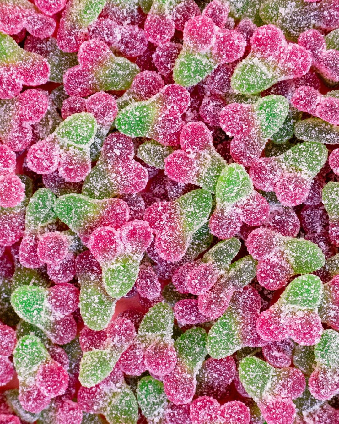Pandy Swedish Candy Sugar Free Candy Sour Cherry Flavour 14 Bags- Swedish Candy Mix - Diet Candy Keto Gummy Low Calories Snacks - Healthy Sweets 14 x 1.8oz