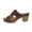 Shoes # Coffee, variant on Women Wedge Sandals Open Toe Chunky Sole Slide Sandals Summer Dressy Casual Chunky Block Heel Mules Perforated Hollow Out Walking Shoes Outdoor Vacation Beach Daily