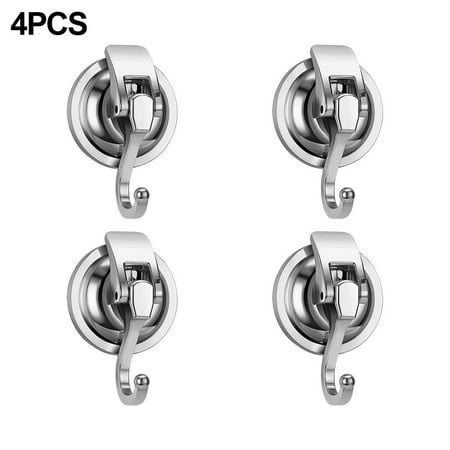 

2-6Pcs Vacuum Suction Cup Hooks Bathroom Heavy Duty Hooks Reusable Towel Holder