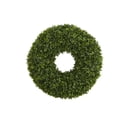 thumbnail image 2 of 28 Inch Artificial Boxwood Wreath, Green Faux Leaf Wreath for Front Door, Wall, Window, Indoor & Outdoor Decor, 2 of 6