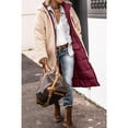 thumbnail image 3 of Women's 2024Warm Winter Coats Reversible Sherpa Fleece Long Hooded Puffer Jackets Outerwear, 3 of 6