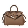 thumbnail image 5 of Beibei Shangpin 2024 Nueva moda europea y americana Litchi Pattern Lock 25CM Platinum Bag Bolso bandolera de un solo hombro para mujer, 5 of 5