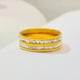 thumbnail image 1 of Anillo de pareja para hombre y mujer, sencillo, con estrellas del cielo, destellos de color, doble fila, anillo de cola, dedo índice, moda, anillo de joyería de moda, 1 of 6