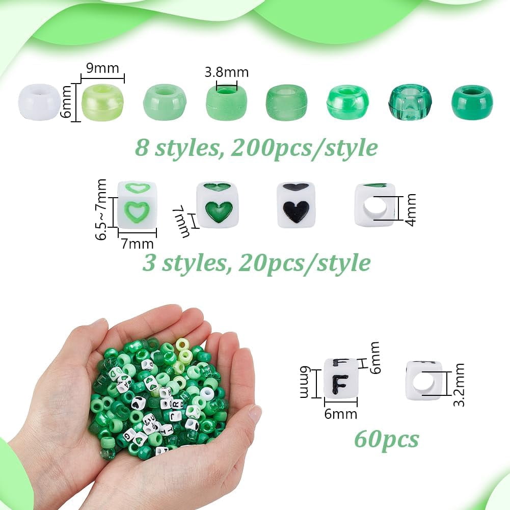DIY Plastic & Acrylic Beads Making Kits Cube & Barrel Deep Sky Blue 6~9x6~7x6~6.5mm Hole: 3.2~3.8mm 1720pcs/set
