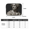 thumbnail image 2 of Statue Renaissance Laptop Sleeve Bag Compatible With MacBook Air / Pro iPad MateBook Tablet Surface HP Lenovo Dell ASUS Acer Laptop Computer Protective Size: 12 inch, 2 of 5