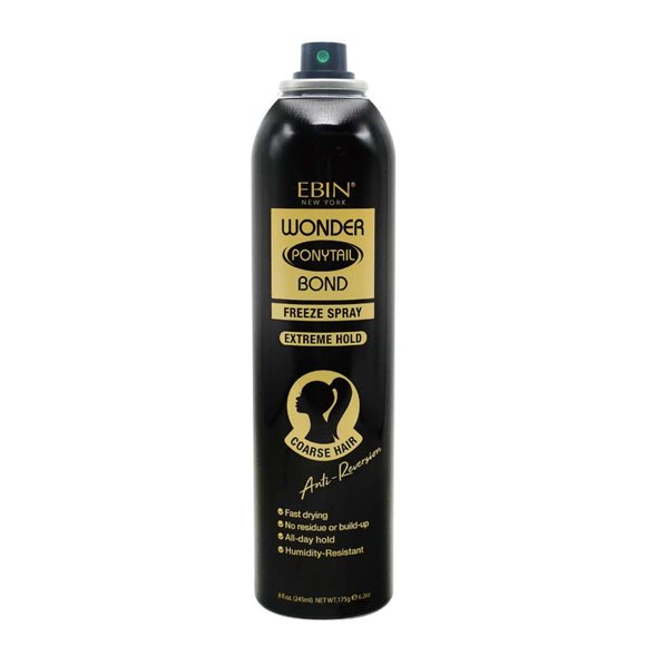 Ebin Wonder Ponytail Bond Freeze Spray Extreme Hold 8 fl oz