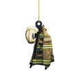 thumbnail image 1 of Bombero De Acrílico Personalizado Para Árbol De Navidad, Adorno Para El Hogar, Decoraciones De Ambiente Serendint HA043235-04, 1 of 6