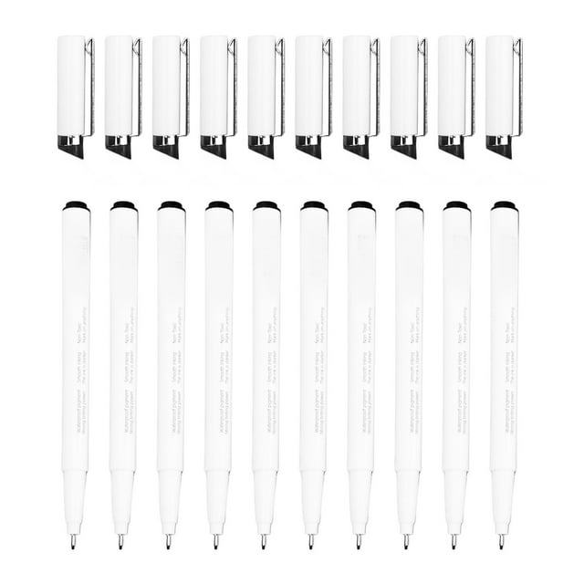 Micro Pen Fineliner Pen Set Drawing Pens Fine Point Liner Pen Waterproof Pens For Teachers Students 10Pcs 0.5mm