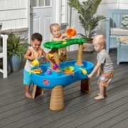 Step2 Tropical Rainforest Water Table for Toddlers with 13-Piece Playset, Blue