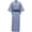 Blue, variant on Yvsxxv White Solid Unisex Yukata Kimono Bathrobe for Home Loungewear