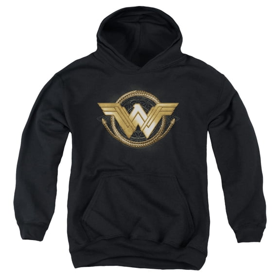 Wonder Woman Movie - Lasso Logo - Youth Hooded Sweatshirt - Small