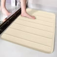 thumbnail image 5 of Ke1Clo Memory Foam Bath Mats for Bathroom, Super Soft Absorbent Bathroom Rug Non Slip 24x16 Inch, Quick Dry Bathroom Mat, Machine Washable Floor Carpet Bath Mat for Tub Shower, 5 of 6