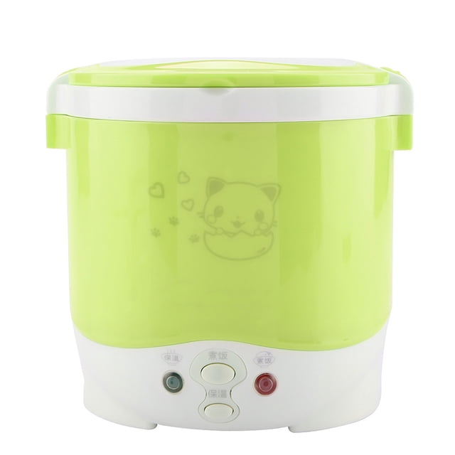 Cuiseur à Riz Électrique pour Camions Cuiseur Vapeur Alimentaire Cuiseur à Riz Portable Cuiseur à Riz Multifonction Cuiseur Vapeur Alimentaire Électrique 24V 140W 1L Cuiseur à Riz Électrique Portable Multifonction Nourriture