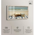 thumbnail image 2 of Beach Reading Shadowbox Print Coastal Art by Art Remedy, Blonde Frame, 45 x 30, 2 of 7